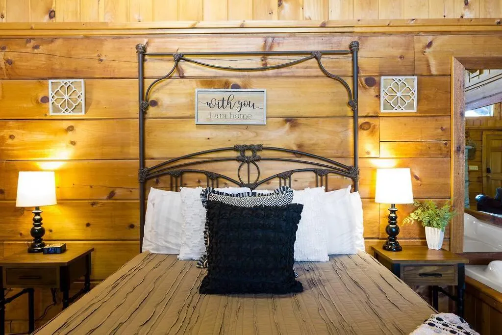 Cozy Log In The Heart Of Pigeon Forge. Hot Tub. Honeymoon! Sleeps 2 Pigeon Forge