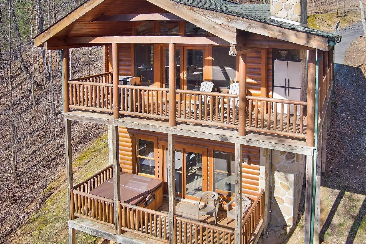 Private Smoky Mtn Log With 2 Decks And Hot Tub! בית נופש פיג'ן פורג'