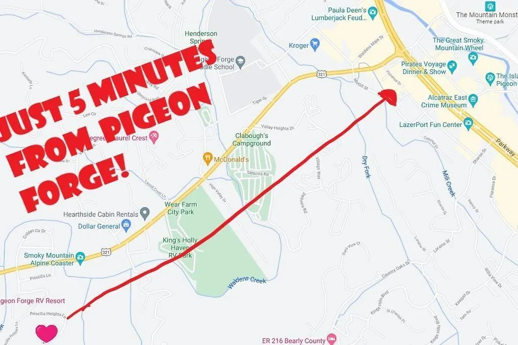 Three Cubs Den - Minutes To Pf Strip, Hot Tub, Arcade Games, Bunks, View Pigeon Forge