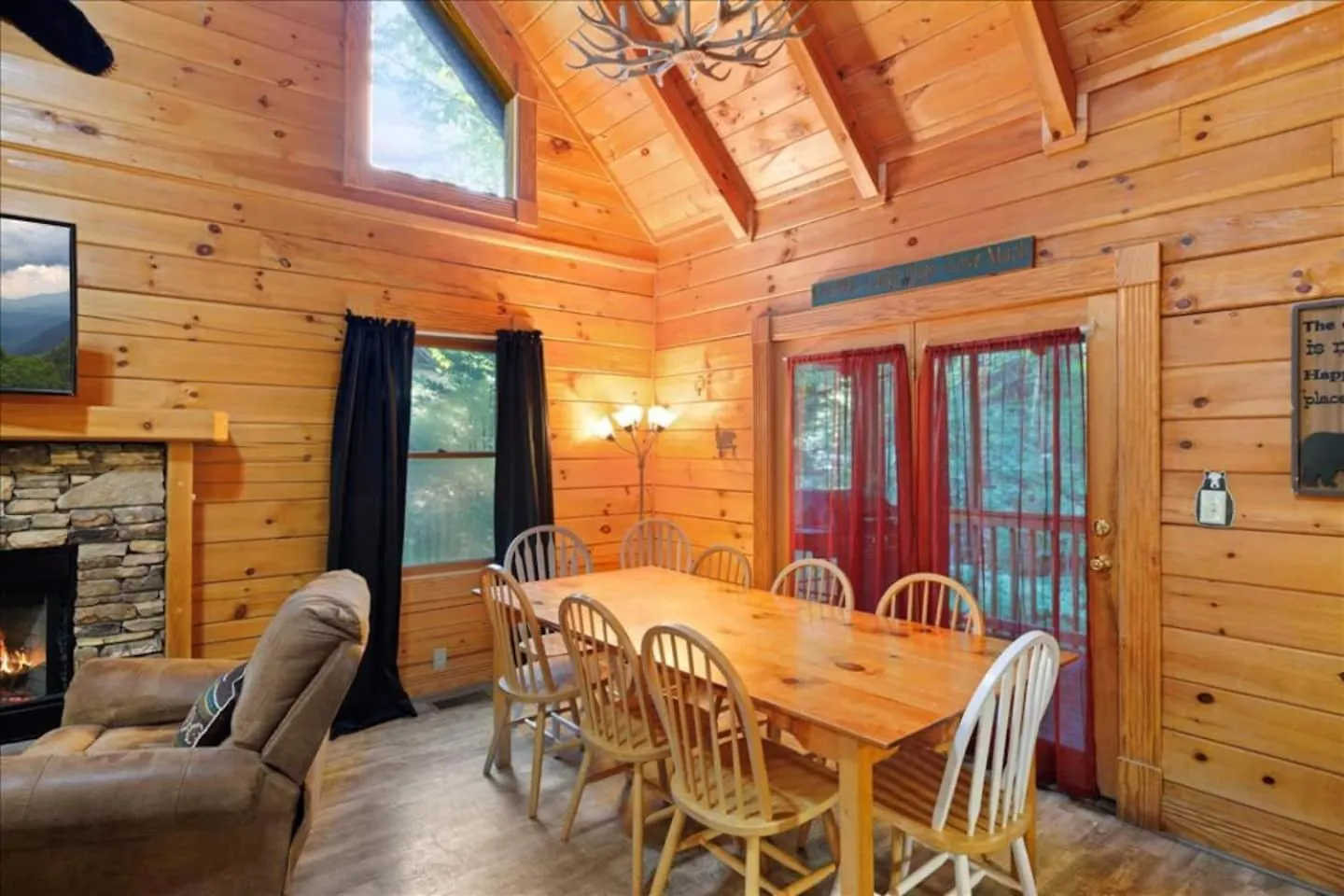 Ferienhaus 5Br Smoky Cabin Hot Tub, Games, 1 Mi To Parkway *