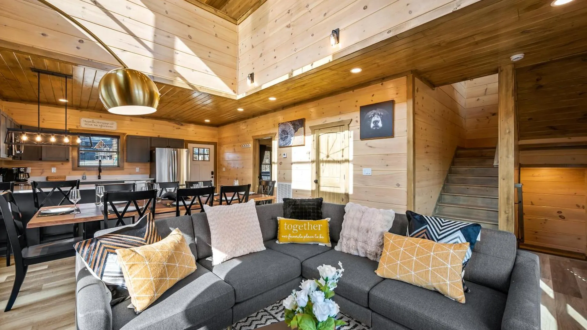 Smokiesboutiquecabins Would To Host At Our New Cabin! 3 King Suites, Indoor Pool, Game Room, Lounge With 75