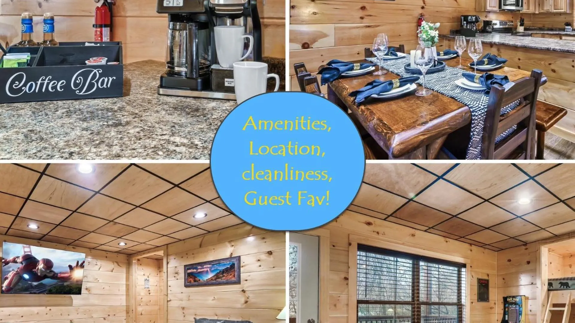 Mountains R Calling, Cozy Hideaway, King Beds, Hot-tub, Arcade, Ev Ready * Pigeon Forge