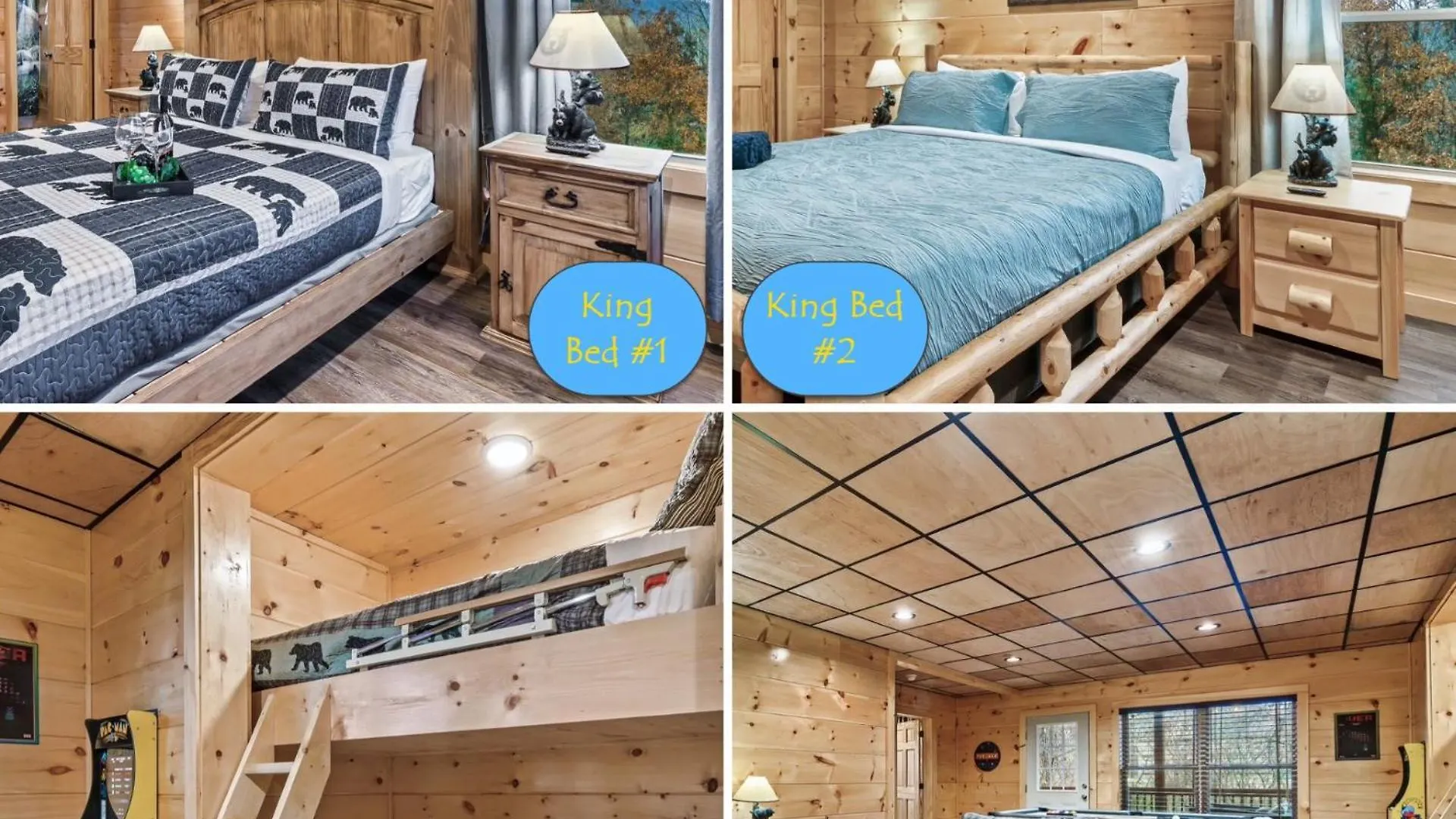 Mountains R Calling, Cozy Hideaway, King Beds, Hot-tub, Arcade, Ev Ready 別荘 *