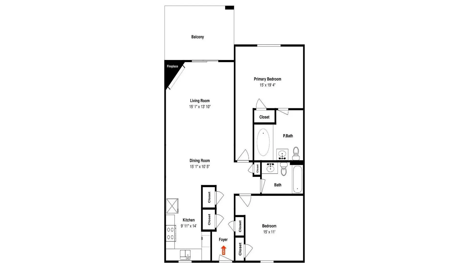 Apartment Side Comfort Whispering Pines 102 *