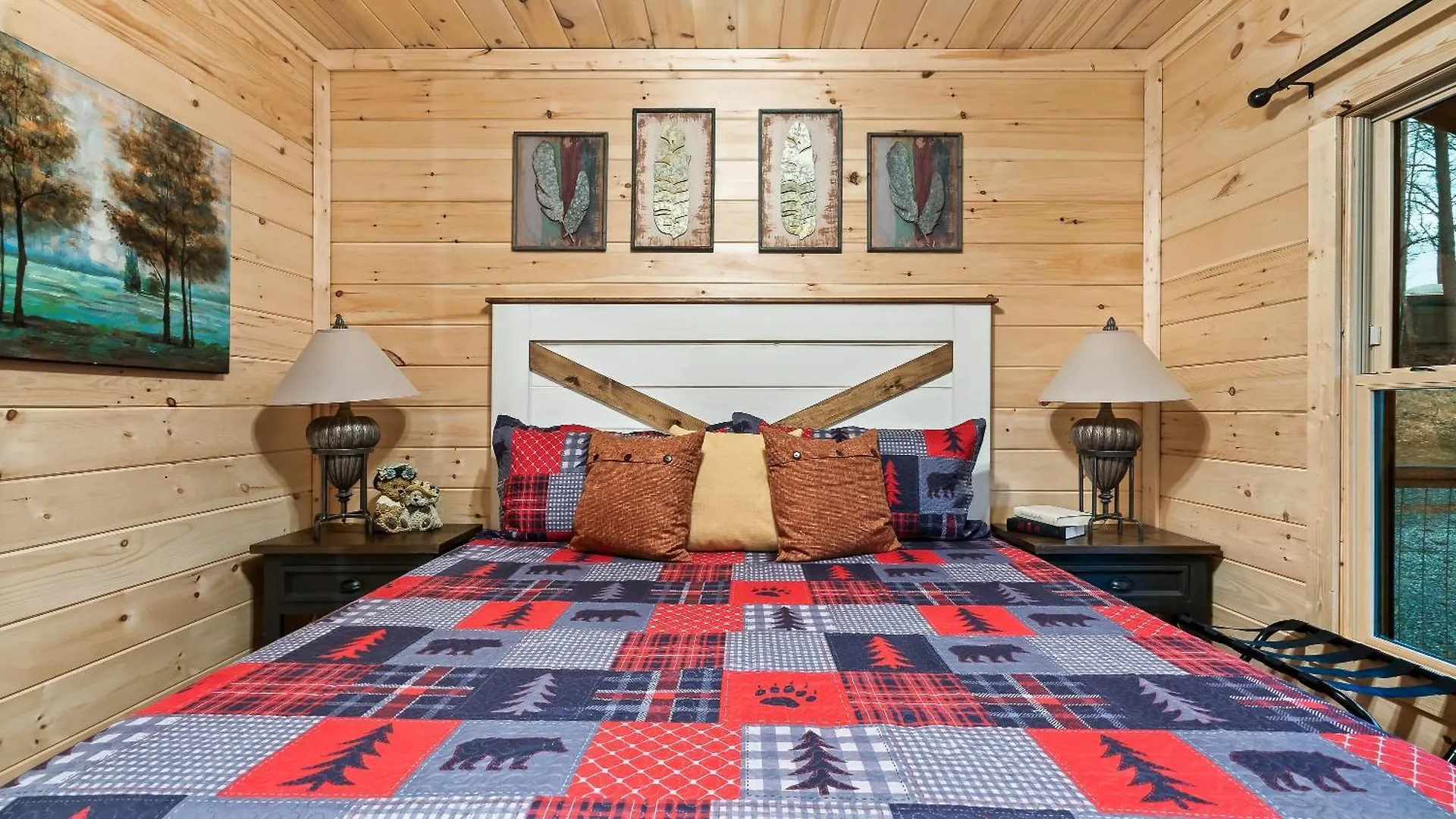 Holiday home Scenic Views, Game Room, Hot Tub, Fireplace, Bbq *