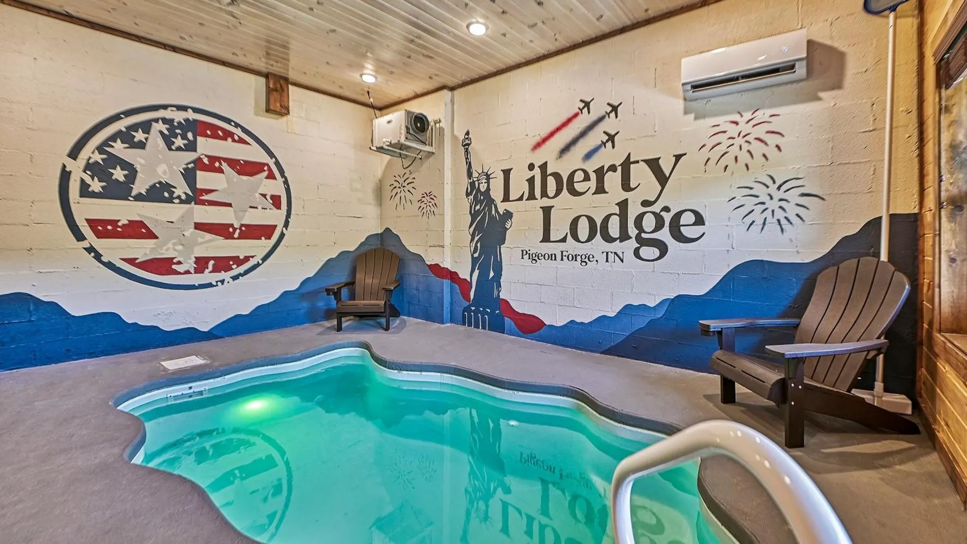 Liberty - Family Getaway With Pool, Hot Tub, Arcade & Dogs Ferienhaus