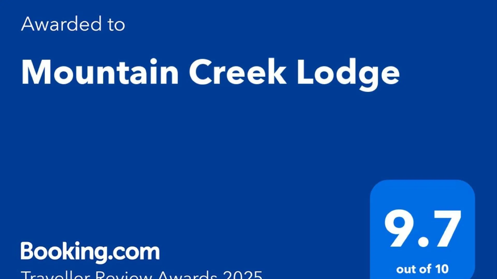 Mountain Creek Holiday home *