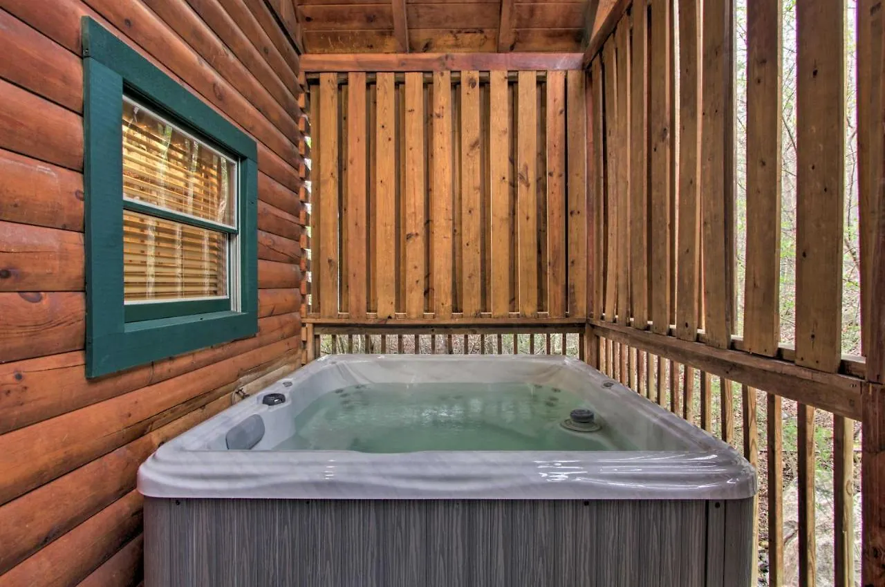 Cabin With Hot Tub 5 Mi To Dollywood 度假居 鸽子谷