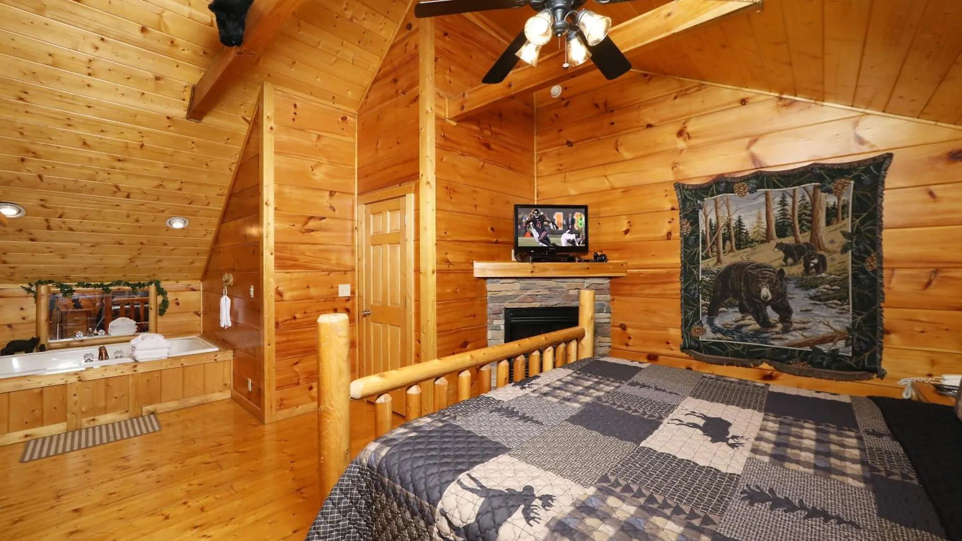 Black Bear Hibernation #2825 Pigeon Forge