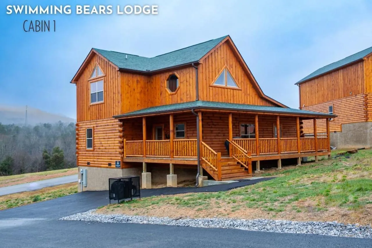 Swimming Bears Two With Pools And Hottubs Nyaraló Pigeon Forge