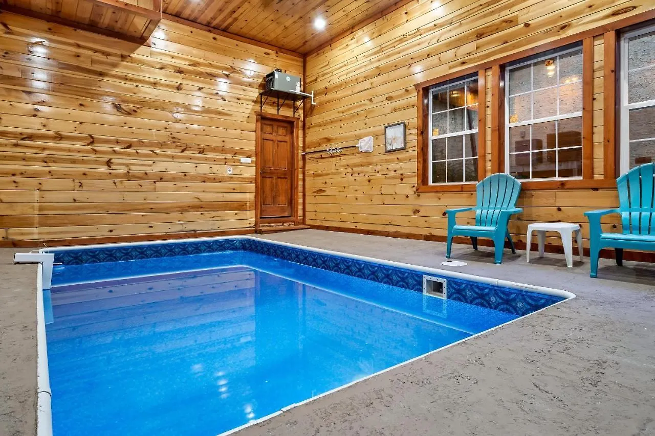بيت للعطل Grizzly Bears Resort - Luxury Cabin With Indoor Pool, Hot Tub, Theater, King Beds, Sleeps 16 In Heart Of Pigeon Forge