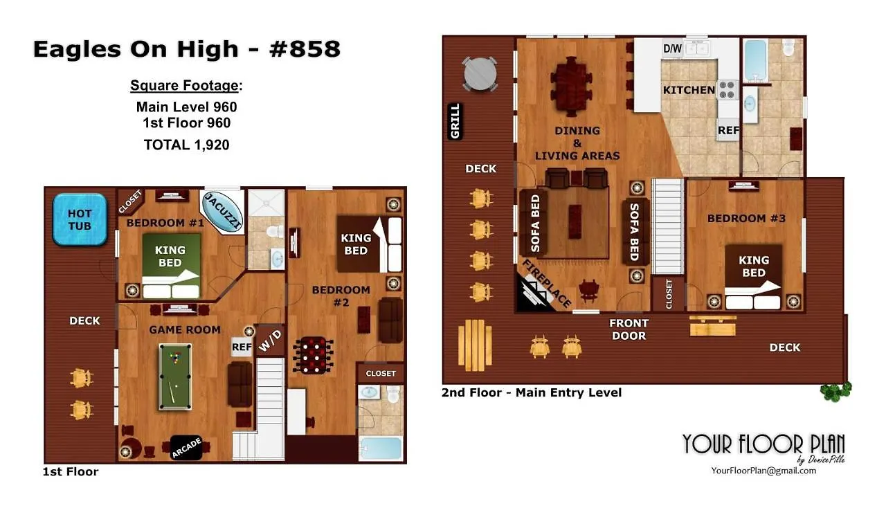 Casa de Férias Ern858 - Eagles On High - Great Location! Close To The Action! Pigeon Forge