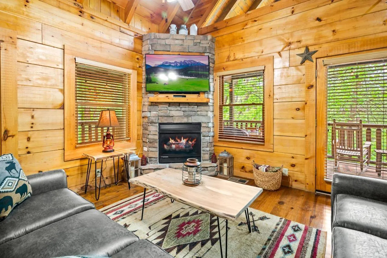 Charming Cabin W/ Hot Tub, Game Room, Location 비둘기 포지