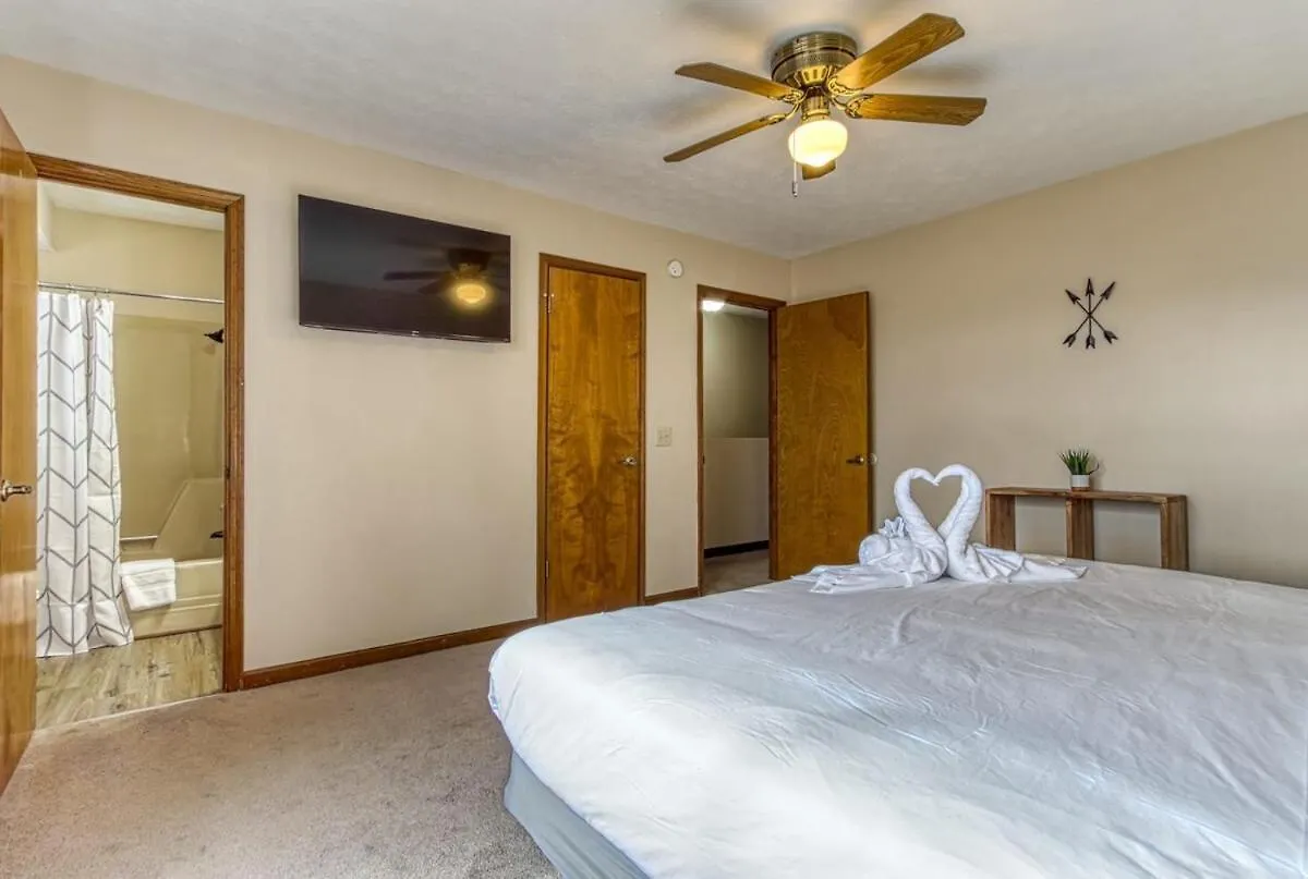 Casa de Férias Pinecrest Townhomes-1king-2queen Unit-updated Pigeon Forge