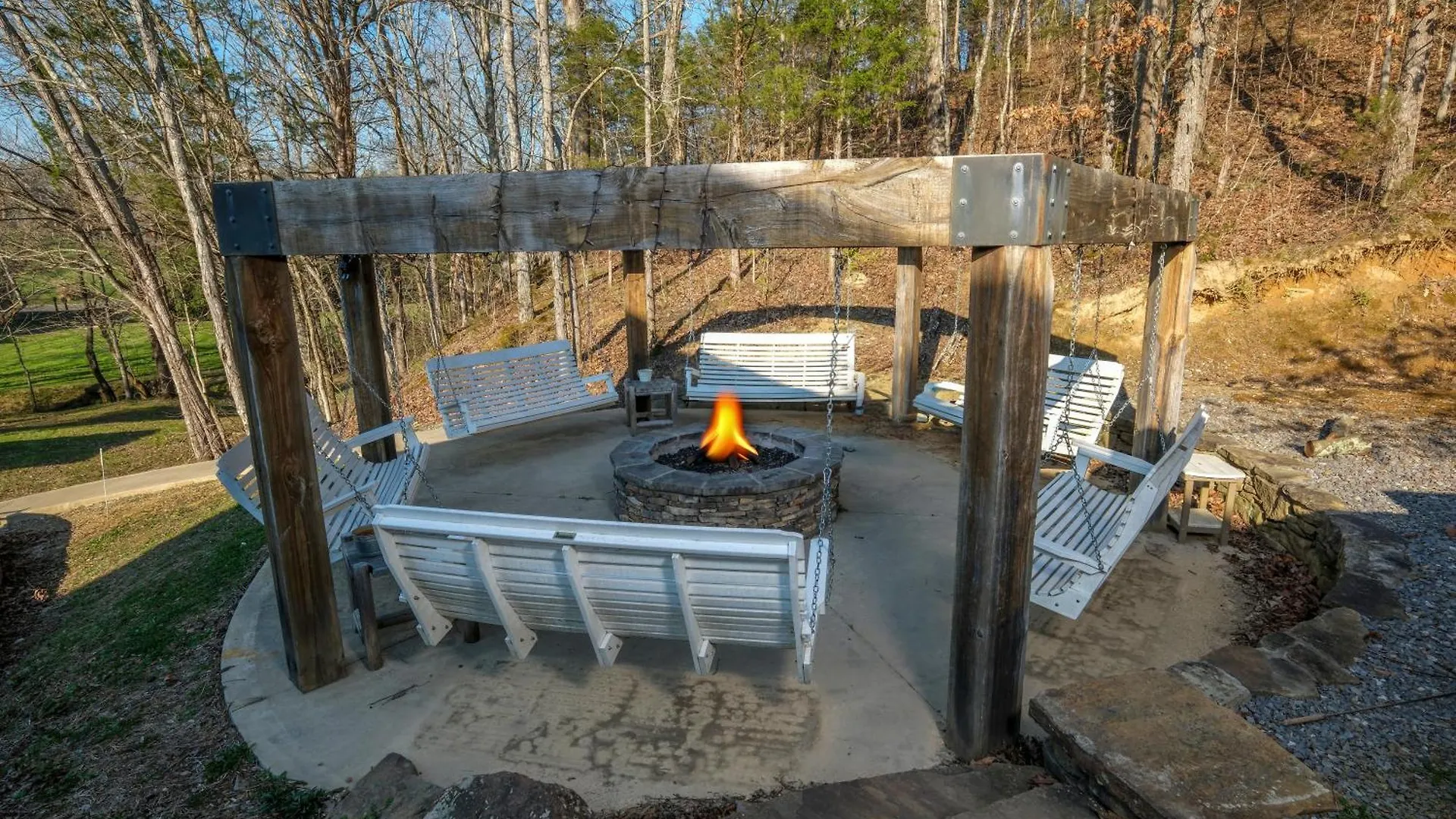Ferienhaus 7br Sleeps 34 Outdoor Pool Fire Pit Secluded Free Attraction Tickets
