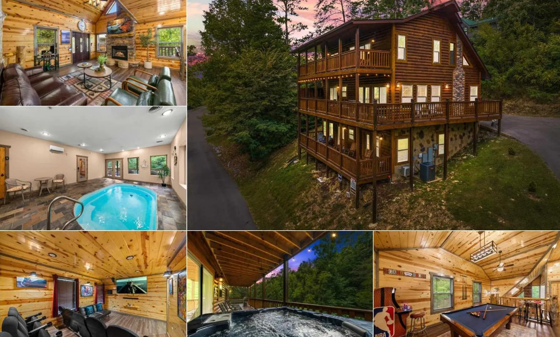 Holiday home Indoor Pool, Near Dollywood, Theater, Luxury *