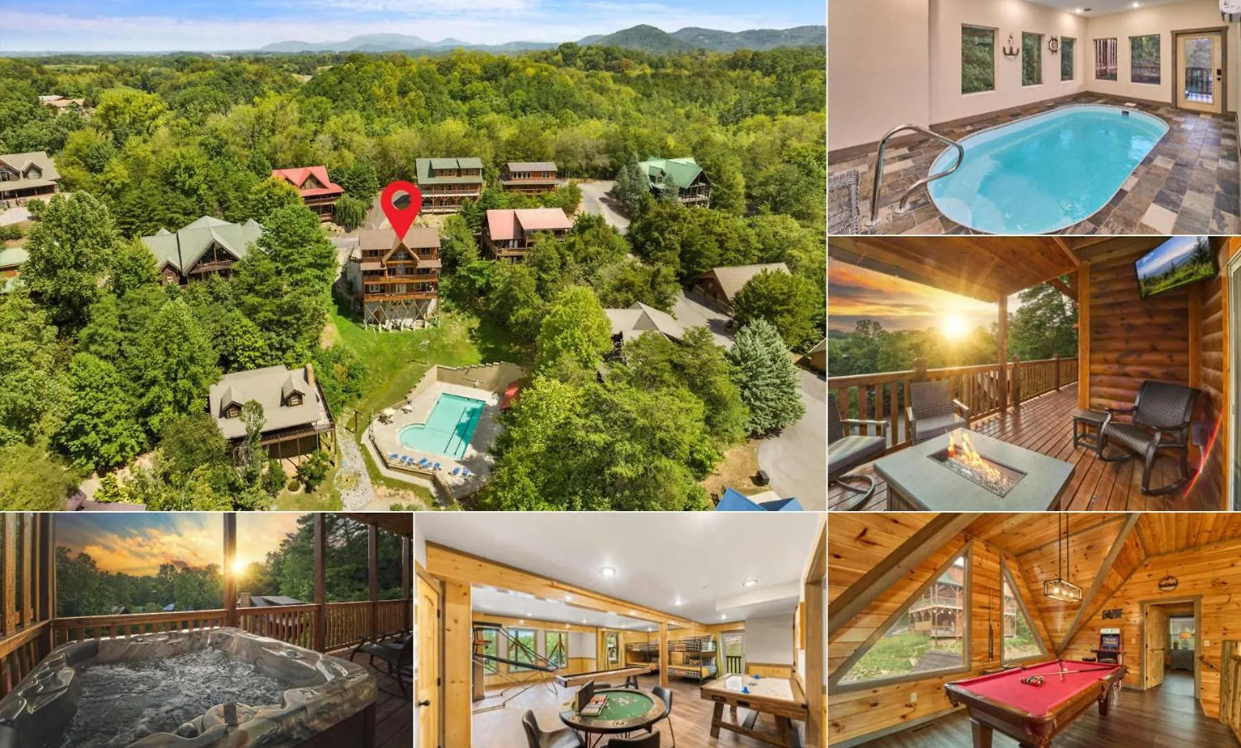 Casa de Férias In & Out Pool, Near Dollywood, Game Room, Luxury