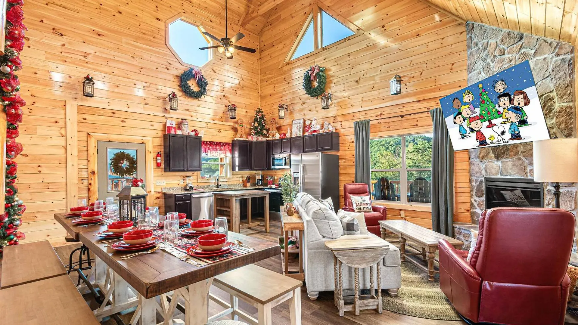 Holiday home Xmascabins By Smokystays- Christmas Themed Year Round! *