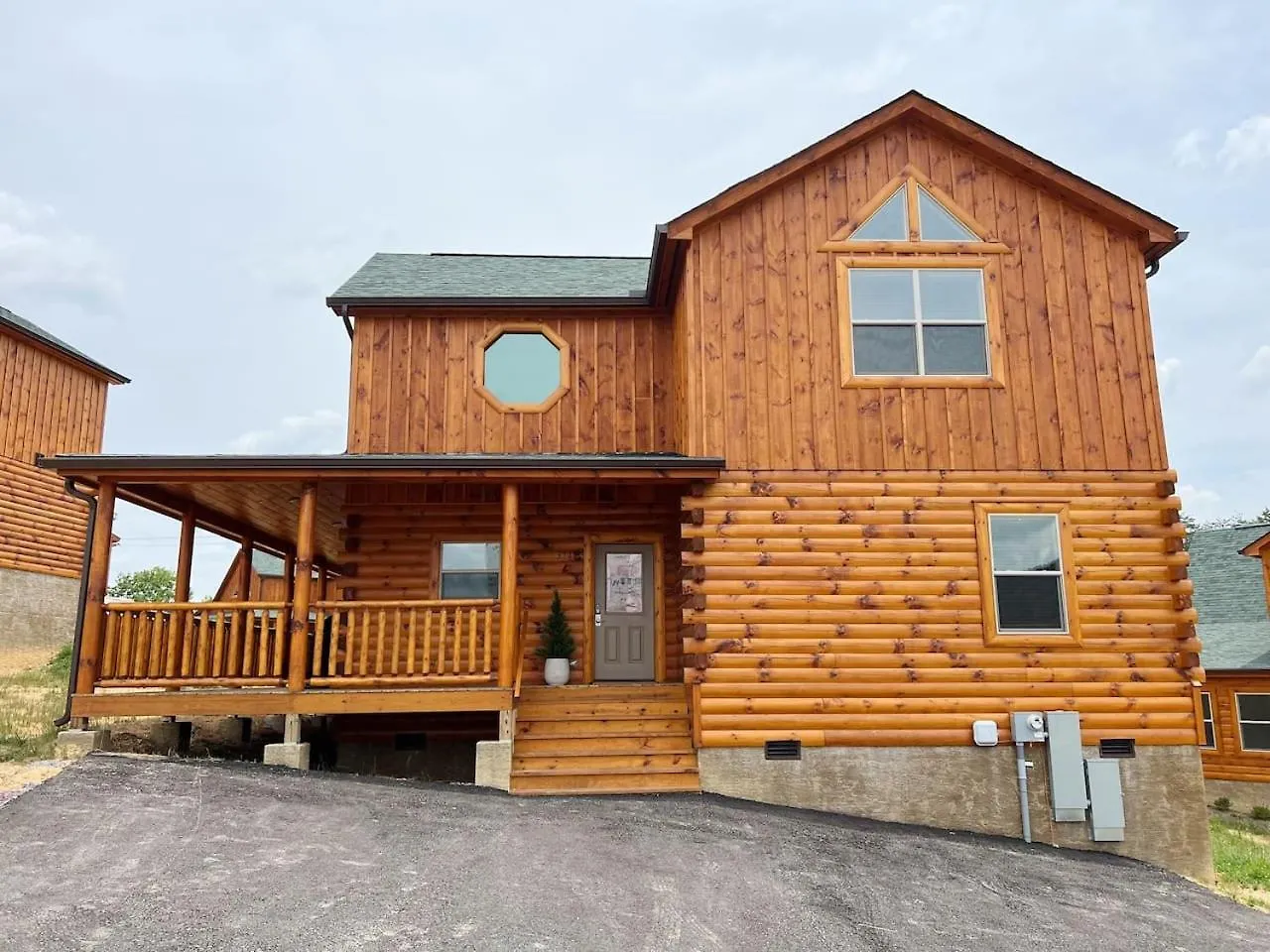 בית נופש Splendid 2cabins Sleeps 28 Pool Hot Tub *