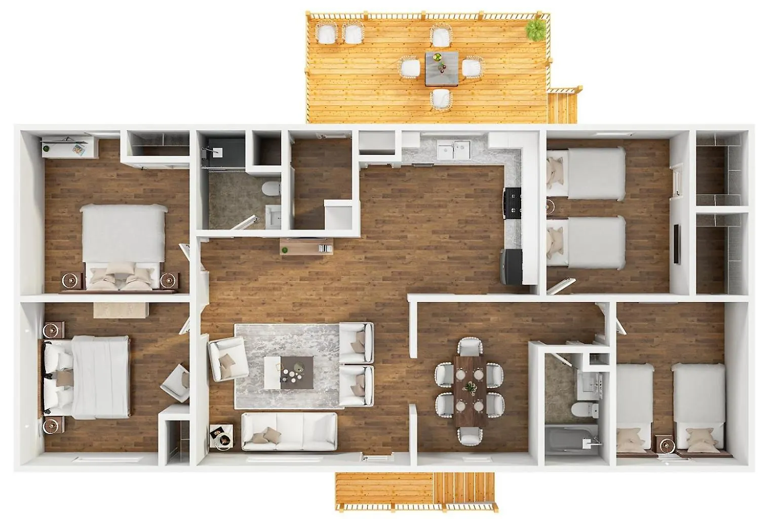 Luxurious 4br Mountain Haven With Parking 샬레