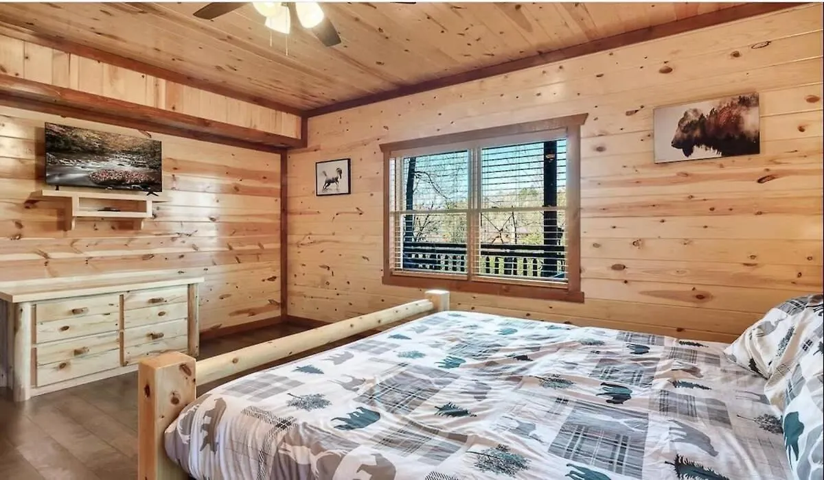 度假居 Sleeps 28 - Luxe Smokies Game Hot Tub Views Near Attractions 鸽子谷