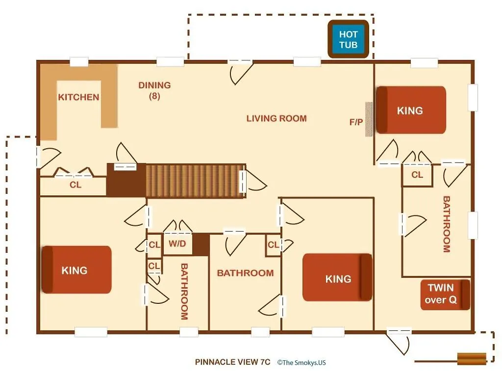 Apartment Pinnacle View 7c Pigeon Forge
